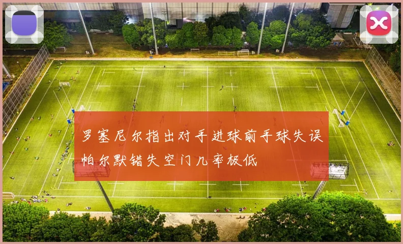 罗塞尼尔指出对手进球前手球失误帕尔默错失空门几率极低
